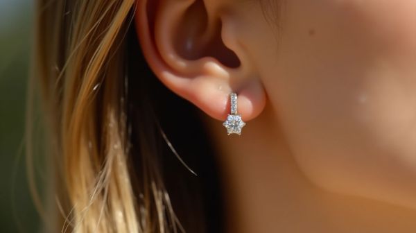L'éclat inattendu des boucles d'oreille en diamant