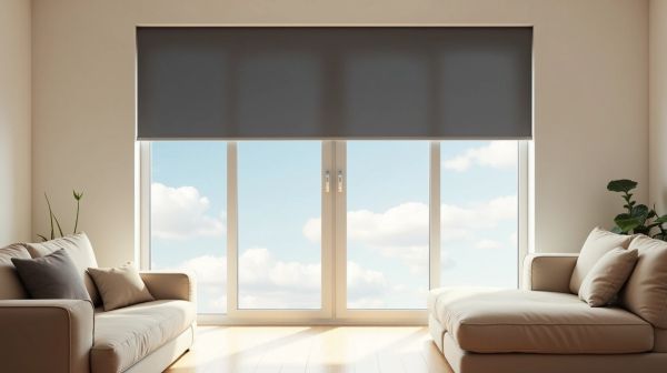 Qualité et confort avec le volet roulant solaire gris anthracite
