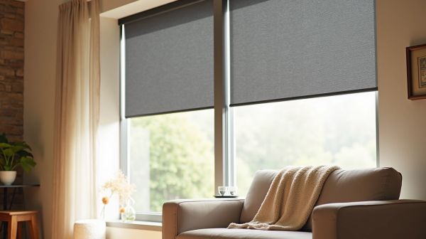 Qualité et confort avec le volet roulant solaire gris anthracite